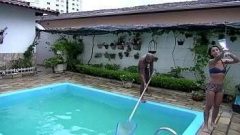 Mulato fodendo morena puta de 18 anos em casa