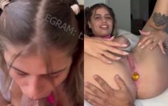 Loira geladinha na varanda fuma um e acaba engolindo a rola do vizinho