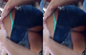 Novinha safada rasga a calça e implora para ser comida com força