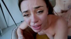 Sexo gostoso selvagem com ninfeta morena safada